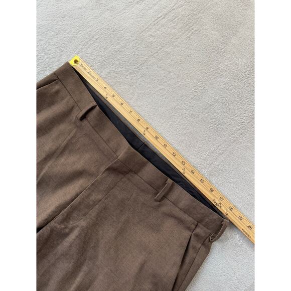 Murano Zac Fit Mens 36x32 Tan Brown Dress Pants Trousers Ultimate Modern Comfort - Picture 3 of 8